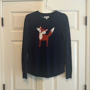 Kim Rogers Fox Sweater Top